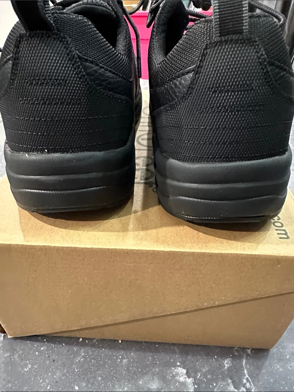 OrthoFeet Men's Black Lace-Up Orthopedic Sneakers size 9.5 Wide